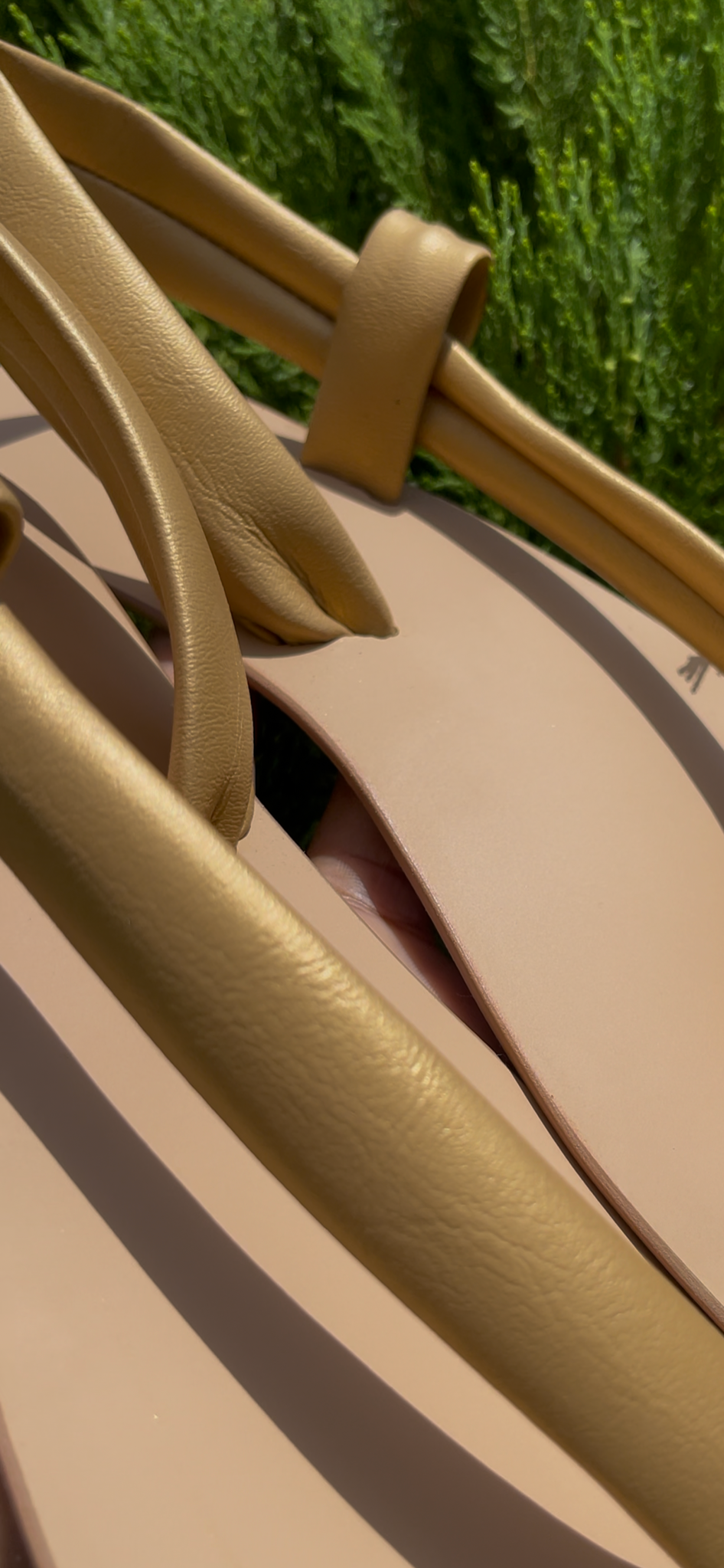 Preorder Yellow Gold One Strap Sandals