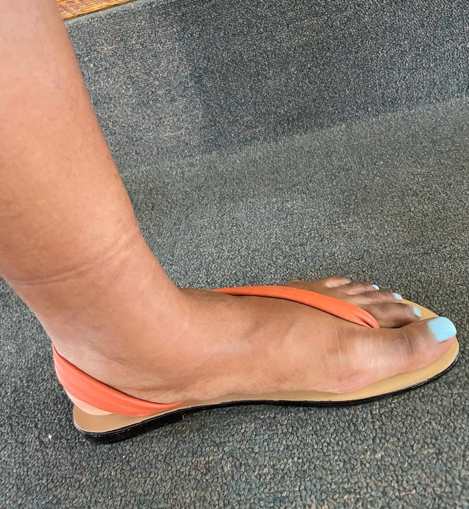Preorder Burnt Orange One Strap Sandals