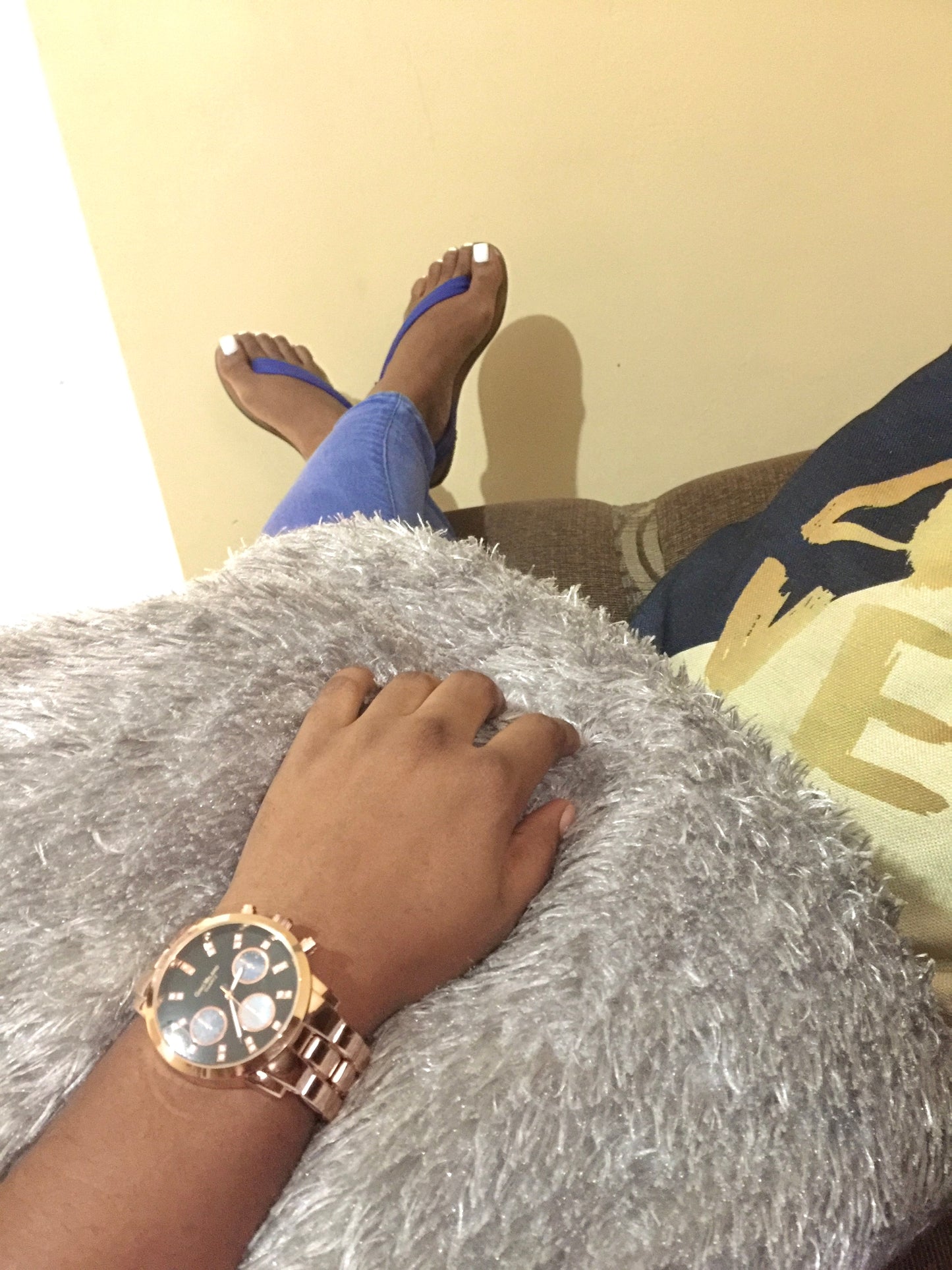Preorder Royal Blue One Strap Sandals