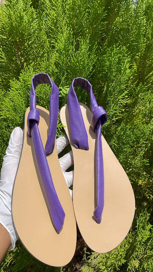 Preorder Royal Purple One Strap Sandals