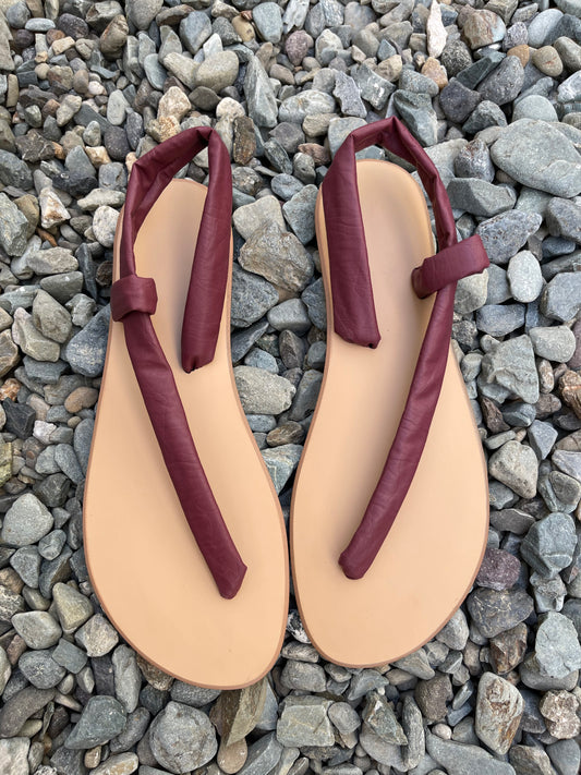 Preorder Plum One Strap Sandals