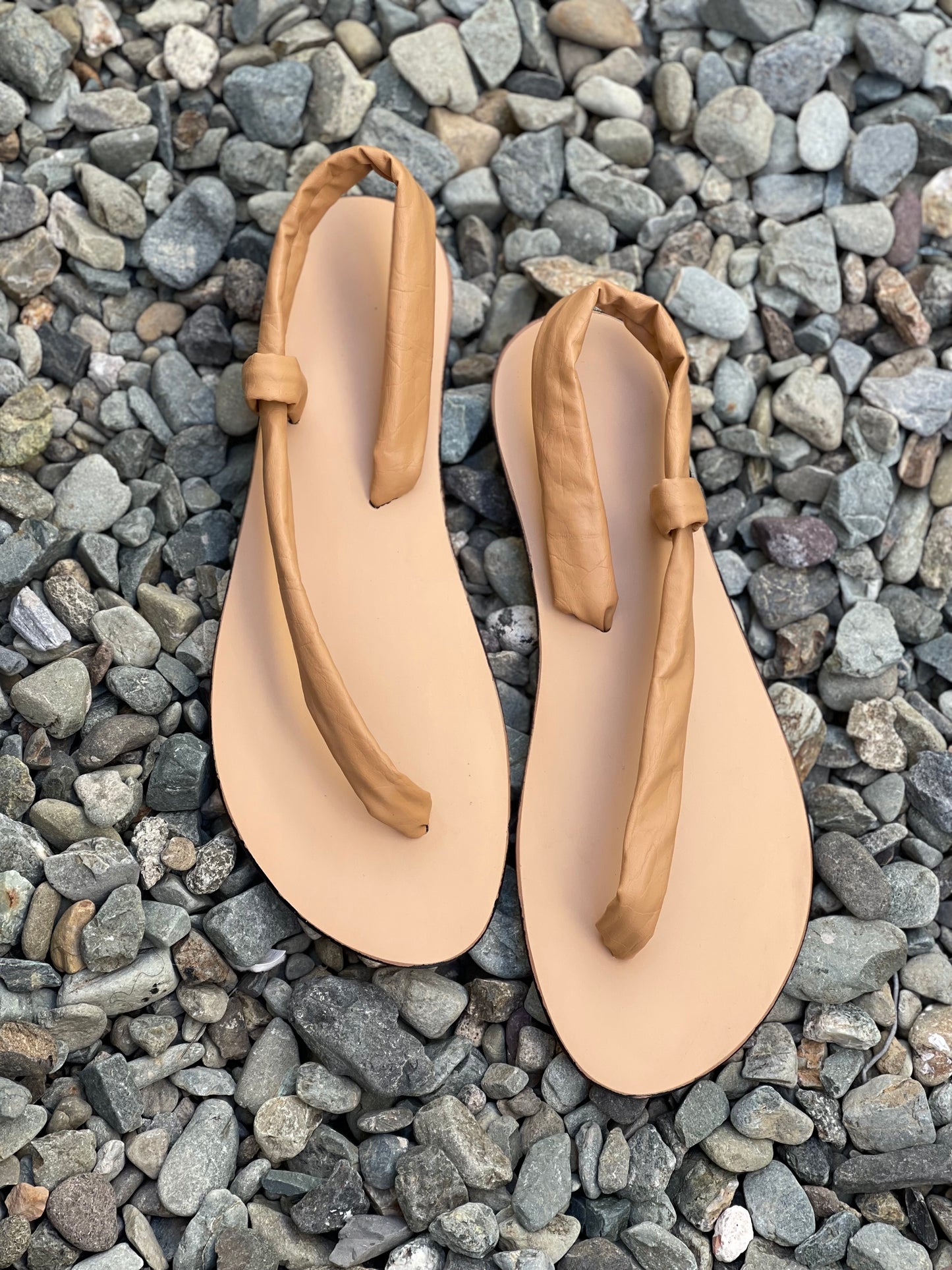 Nude One Strap Sandals