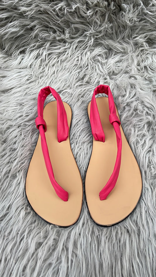 Preorder Barbie Pink One Strap Sandals