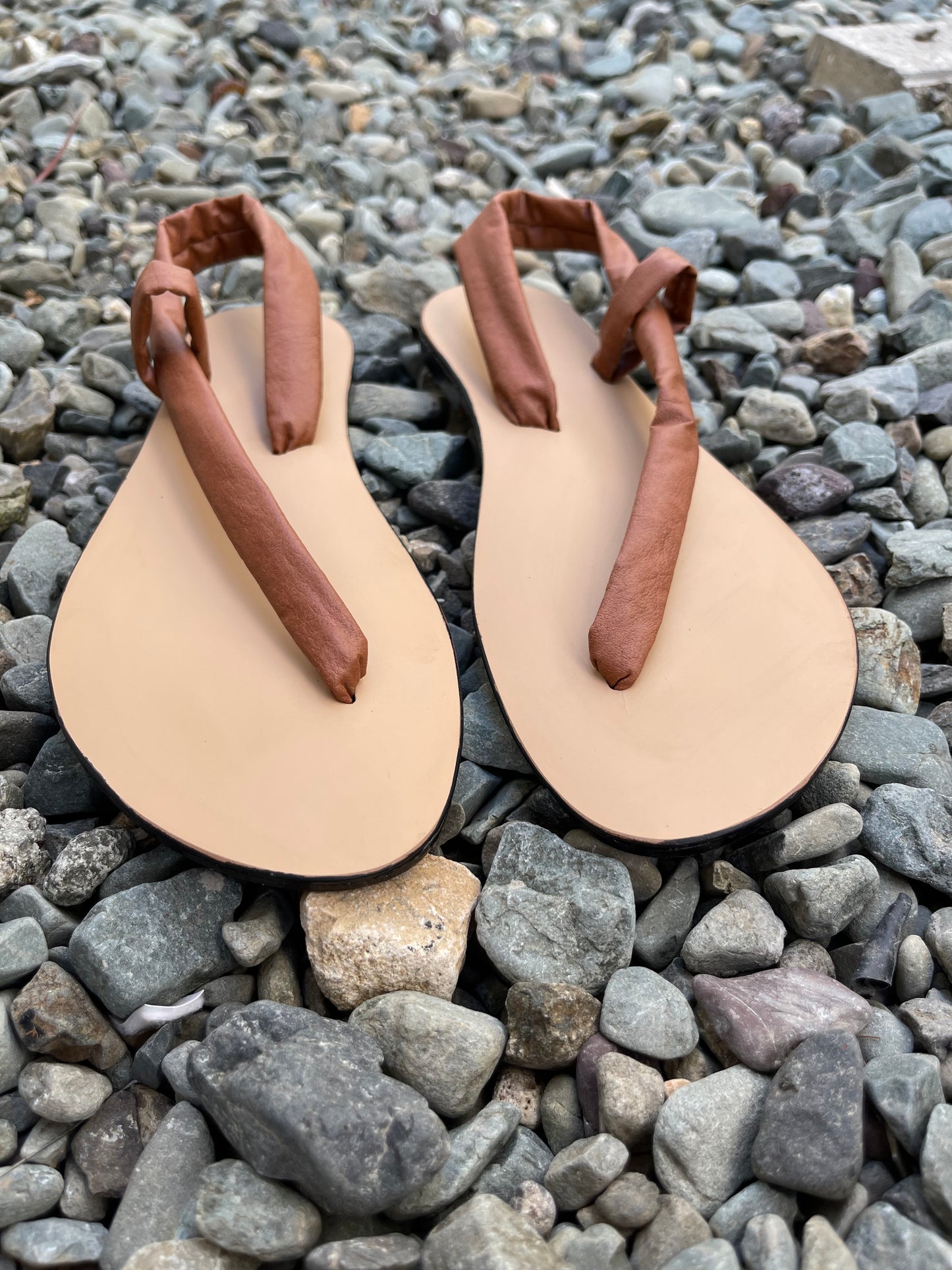 Preorder Brown One Strap Sandals